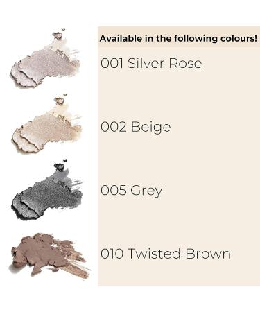 Gosh Forever Eye Shadow Pen - Waterproof Creamy Texture Metallic 001 Silver Rose - 8 Hour Wear Perfume-Free & Skin-Friendly | International Shipping - Buy Online on GoSupps.com