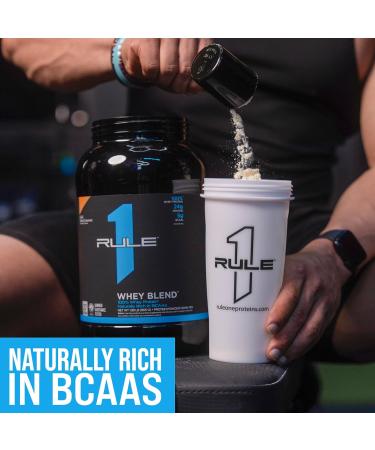 Rule One Proteins R1 Whey Fast-Acting Whey Protein Concentrates Isolates and Hydrolysates Per Servingwith Naturally Occurring EAAs and BCAAs - Cookies & Cream - 5lbs - Buy Online on GoSupps.com