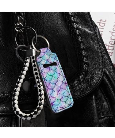  SEANATIVE SEANATIVE Lipstick Storage Pouch with Keychain Mermaid Scale Pattern - Buy Online on GoSupps.com