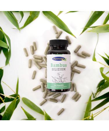 Buy Bamboo Silicon Capsules - 120 Count | Strengthen Skin Hair & Nails with 105mg Silica per Dose | International Shipping Available - Buy Online on GoSupps.com