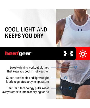 Under Armour Women's HeatGear Long-Sleeve T-Shirt - Black/Metallic Silver - Small - Buy Online on GoSupps.com