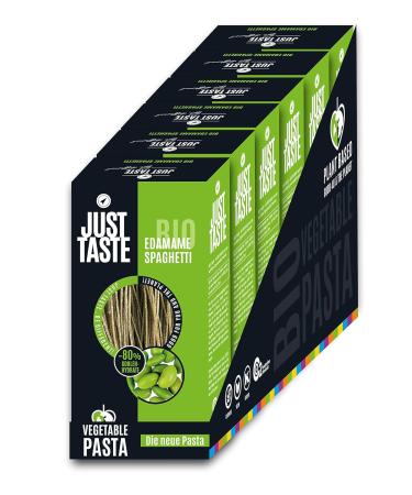 Buy JUST TASTE Edamame Spaghetti - Organic Vegetable Pasta - 250g Pack - Healthy & Delicious International Shipping - Buy Online on GoSupps.com