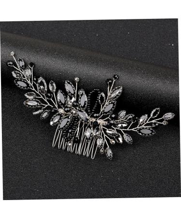 Ipetboom Hair Comb Bridal Tiara Flower Hair Bridal Headpieces Bridal Hair Decor Rhinestone Wedding Headpiece Crystal Hair Accessories Bridal Hair Accessories Plastic Bride Decorate Manual - Buy Online on GoSupps.com