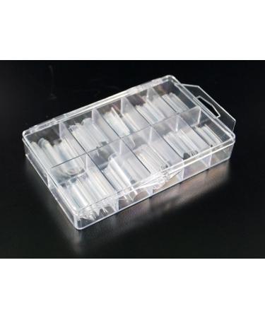 100 Clear Tunnel Tips - Pinch Tips for Stunning Nail Art | International Shipping - Buy Online on GoSupps.com