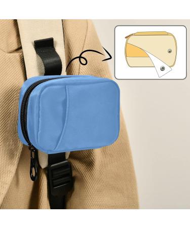 Naanle Pill Box - 7 Day Travel Organizer | Zipper Portable Weekly Case | Compact Sky Blue Vitamin & Supplement Holder - Buy Online on GoSupps.com