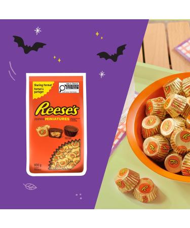 REESE'S Bulk Chocolate - Chocolate Candy Peanut Butter Cups Minis Holiday Candy Individually Wrapped Candy For Sharing 900g - Buy Online on GoSupps.com