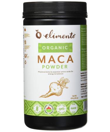 Elimento Organic Raw Maca Powder 1 lb