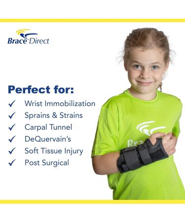 Pediatric Lace-Up Wrist Brace for Kids - Left Wrist | Immobilization, Sprains, Carpal Tunnel, De Quervain's | Various Sizes - Buy Online on GoSupps.com