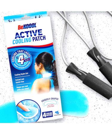 BeKoool Active Cooling Patch 4 Count - Cooling Relief for Strenuous Activities - Buy Online on GoSupps.com