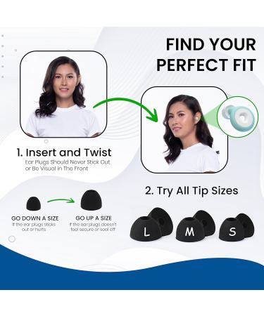 Noise Reduction Ear Plugs for Sleeping - Best Noise Cancelling Ear Plugs | Sleep Ear Plugs in Green & Black - Comfortable & Effective Sleep Solutions - Buy Online on GoSupps.com