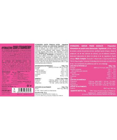 226ERS Hydrazero Drink - Electrolyte Hydration Sports Drink Sour Strawberry | 14 Units - Buy Online on GoSupps.com