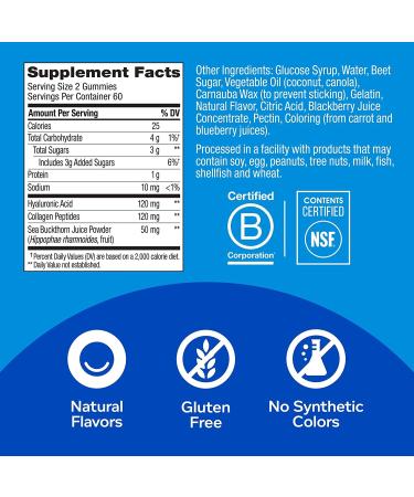 OLLY Skin Bright Gummies - 50 Count | Glow & Radiance Boost - Buy Online on GoSupps.com