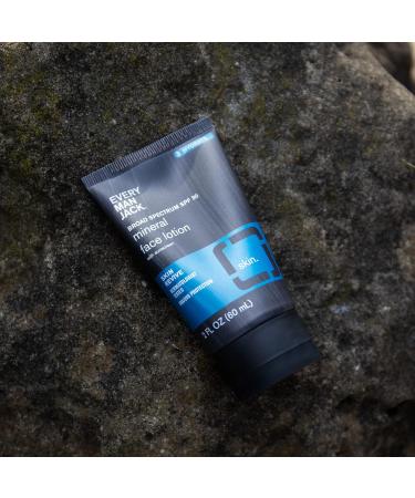 Every Man Jack Men's Mineral Face Lotion SPF 30 Sunscreen - 2FL Oz 2 Pack - Buy Online on GoSupps.com