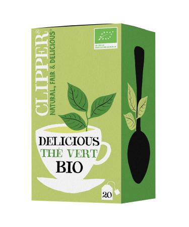 CLIPPER - Organic Green Tea - 20 Organic Tea Bags - 1 Pack