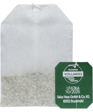 Salus Lot de 40 sachets filtrants pour th l'avoine 9 x 12 x 7 cm th vert l'avoine v g tarien - Buy Online on GoSupps.com