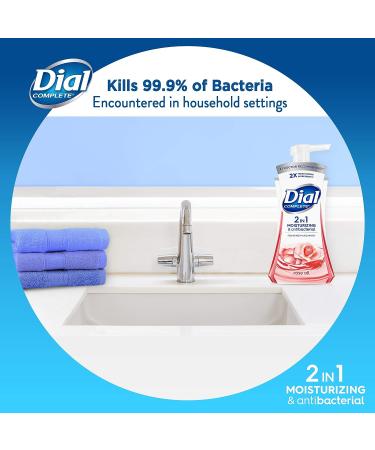 Dial Complete 2-in-1 Rose Oil Foaming Hand Wash - 7.5 oz | Moisturizing & Antibacterial - Buy Online on GoSupps.com