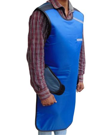 BOSKY Xray Protective Lead Apron with Thyroid Collar | .5mm Lead Equivalency | Radiation Protection Supplies - Buy Online on GoSupps.com