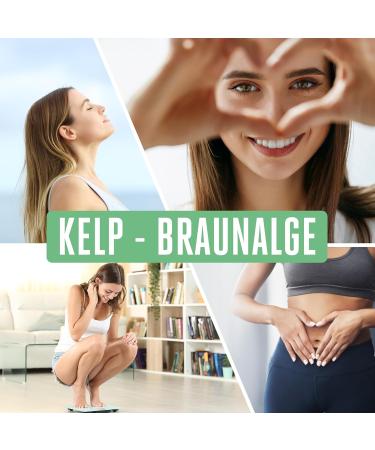 VITABAY KELP 500 mg - 250 Capsules | Bioavailable Brown Algae | Natural Iodine Source | Essential Trace Element | Made in Germany - Buy Online on GoSupps.com