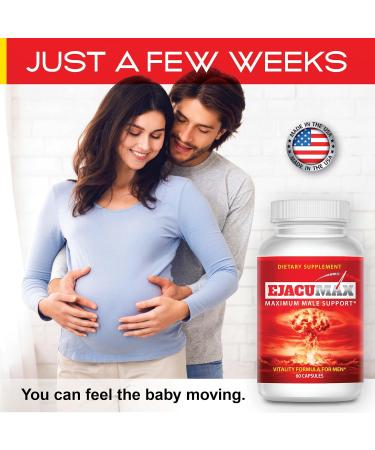 Ejacumax Vitality- Prenatal Vitamins for Men- Fertility Formula - Male Semen Volume Enhancer- High Potency Sperm Count Boosting Formulation- All Natural and Effective- 60 Capsules - Buy Online on GoSupps.com