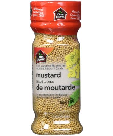 Club House Quality Natural Herbs & Spices Mustard Seed 165g 165 g (Pack of 1)
