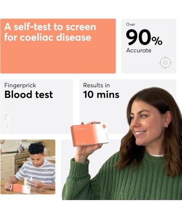 Newfoundland Coeliac Disease Test Kit - Gluten Sensitivity Detection - 99% Accurate Home Test for Gluten Allergy - Blood Sample Testing - CE Certified - 1pc Celiac Test Kit - Buy Online on GoSupps.com
