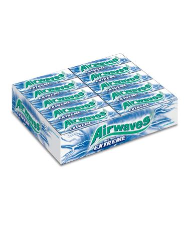 AIRWAVES Chewing-Gum Extr me Menthol Fort/Eucalyptus 30 tuis de 10 Drag es 420 g