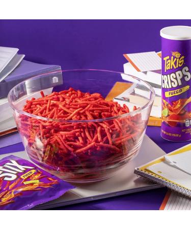 Takis Stix Fuego Corn Sticks 6 Individual Bags, 4oz Each - Hot Chili Pepper and Lime Flavored - 24oz Net Weight - Fuego 6 Count Pack - Buy Online on GoSupps.com