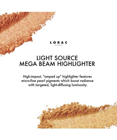 Lorac Light Source Mega Beam Highlighter Gilded Lily 0.22 oz | Radiant Glow Makeup - Buy Online on GoSupps.com
