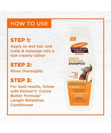  Palmer's Palmer's Length Retention - Cocoa Butter Formula Shampoo & Conditioner Pack of 1 - Buy Online on GoSupps.com