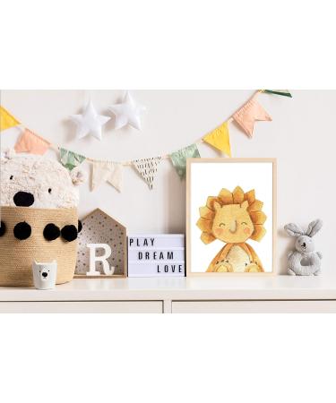 Panda Whale Dino Pictures - Cute Baby Dinosaur 5-Piece Poster Set for Boys' Rooms | Children's Wall Decor DIN A4 - Buy Online on GoSupps.com