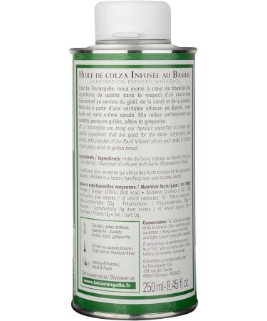 La Tourangelle - Huile infus e au Basilic - Huile naturellement infus e - Go t frais de basilic - Sans ar mes ajout s - 250ml Basilic 250 ml (Lot de 1) - Buy Online on GoSupps.com