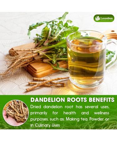 Lavendium Premium 120g Natural Dandelion Root 100% Natural & Pure from Dandelion Root Dandelion Herbal Tea No Additives No Caffeine Vegan - Buy Online on GoSupps.com