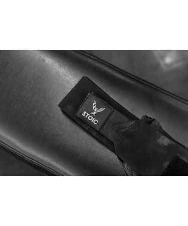 Stoic 18 Wrist Wraps - Professional Grade for Weightlifting, Powerlifting, Cross Training - Men and Women - Black - Buy Online on GoSupps.com