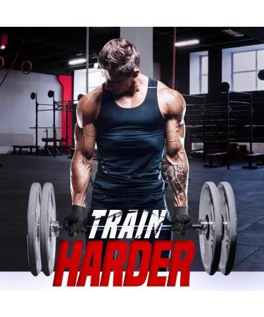 RDX Full Finger Fitness Gloves for Men & Women | Touchscreen Weightlifting & Bodybuilding Workout Gloves | Gym Powerlifting Strength Training - Black - Buy Online on GoSupps.com