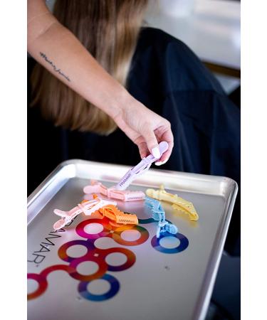 Framar Pastel Alligator Hair Clips 10 Pack - Professional Hair Styling Clips for Salon Use - Buy Online on GoSupps.com