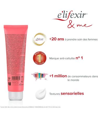 E'LIFEXIR - Vientre Plano Intensive Serum - Defines Volume Drains and Tones the Abdomen - Firming Cream - Contains SLIMEXIR PINK PEPPER and Caffeine - For Men and Women - 150ml - Buy Online on GoSupps.com