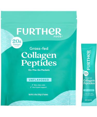 Further Food Collagen Peptides Unflavored 22 Packs 0.28 oz (8 g) Each
