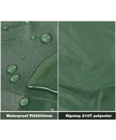 REDCAMP Hammock Rain Fly Camping Tarp Waterproof  10x10ft Lightweight Backpacking Rain Tarp Shelter for Hiking Outdoor  Green Green 10*10ft - Buy Online on GoSupps.com