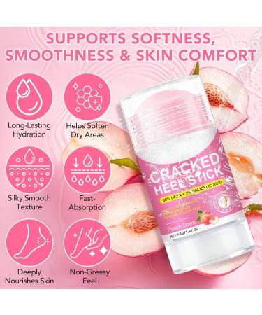 Moisturizing Foot Cream - Nourishing Roller 40g - Fast Absorbing Stick | Daily Night Travel Bathroom Home Personal Care for Cracked Heels - Buy Online on GoSupps.com
