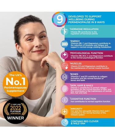 Health & Her Perimenopause Supplements for Women - Support During Perimenopause (The Early Stage of Menopause) - 2 Month Supply of 120 Perimenopause Vitamin Capsules - Vegan - Gluten Free Perimenopause 2 Pack - Buy Online on GoSupps.com