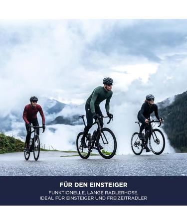 Rogelli Core Men's Cycling Shorts with Seat Pad - Breathable Long Bib Shorts - Black 4XL - Buy Online on GoSupps.com