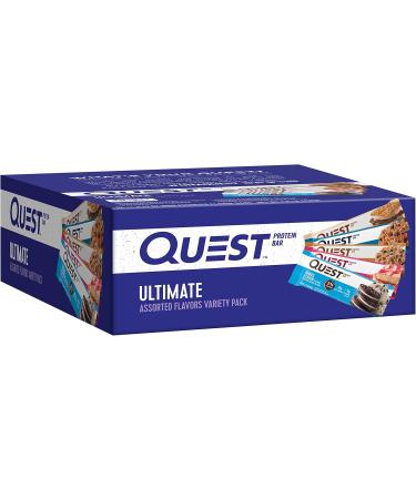 Quest Nutrition Ready To Drink Chocolate Protein Shake High Protein Low Carb & Ultimate Variety Pack Protein Bars High Protein Low Carb Gluten Free - Buy Online on GoSupps.com