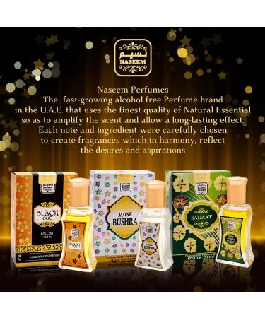 NASEEM Musk Bushra Roll on Perfume Pheromones Perfumes for Women - Arabian Perfume Oil Fruity White Musk Perfume - Alcohol Free & Long Lasting Perfume 0.81 Fl Oz - Buy Online on GoSupps.com
