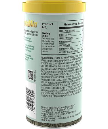 Tetra ReptoMin Floating Food Sticks 10.59 Ounces  For Aquatic Turtles  Newts And Frogs - Buy Online on GoSupps.com