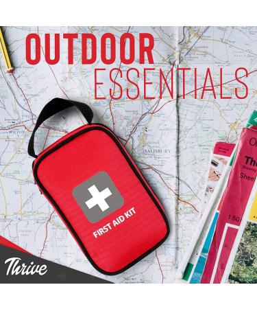Thrive First Aid Kit - 100 Piece Emergency Medical Supplies Bag for Car, Camping & Travel - Buy Online on GoSupps.com