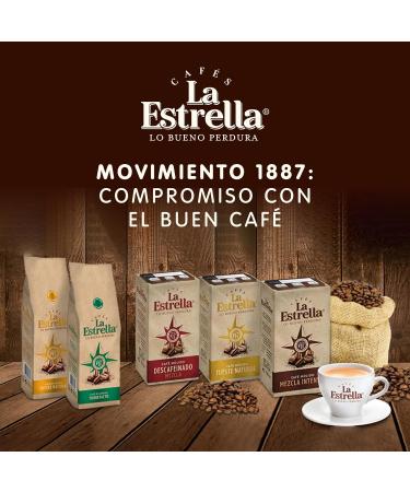  LA ESTRELLA LA ESTRELLA Natural Roasted Coffee 250g - 8 packs - Buy Online on GoSupps.com