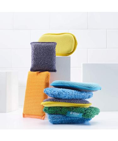 E-Cloth Kitchen Dynamo Scrubber Sponge - Premium Microfiber, Non-Scratch, 100 Wash Guarantee, Green - Buy Online on GoSupps.com