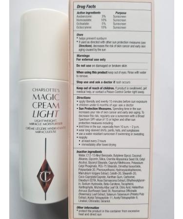 Charlotte Tilbury Magic Cream Light - Lightweight Miracle Moisturizer with SPF 20 - International Shipping Available - Buy Online on GoSupps.com