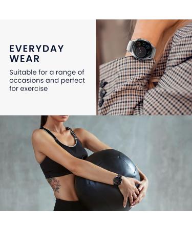 kwmobile Replacement Strap for Garmin Venu Sq Music - Grey Silicone Fitness Tracker Band - Buy Online on GoSupps.com