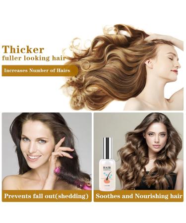 Hair Growth Serum - Rice Water for Thicker Fuller Hair | Biotin Castor & Rosemary Oils for Men & Women - 50ml - Buy Online on GoSupps.com